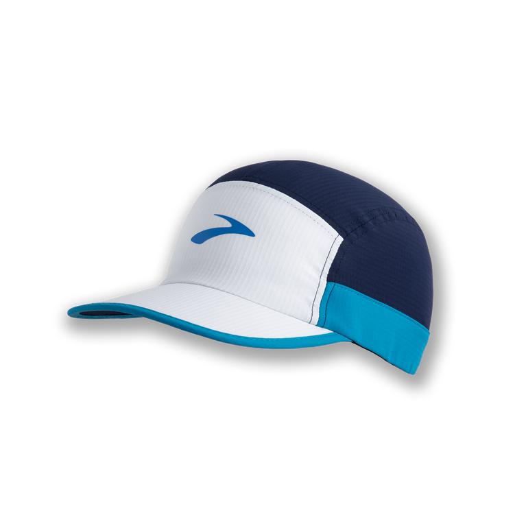 Brooks Men's PROPEL Running Hat - Icy Grey/Electric Blue - Canada (QPXID-1468)